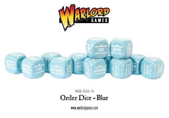 Picture of Bolt Action Orders Dice Blue (12)