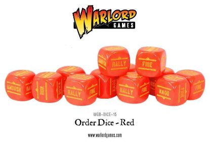 Picture of Bolt Action Orders Dice Red (12)