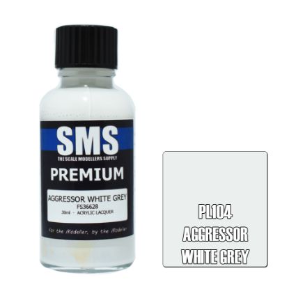 Picture of SMS Premium: Aggressor White Grey (30ml)