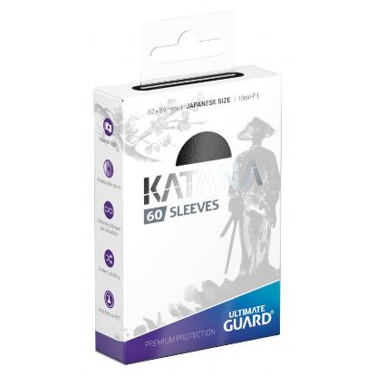 Picture of Ultimate Guard - Katana Japanese Sleeves (60) - Black