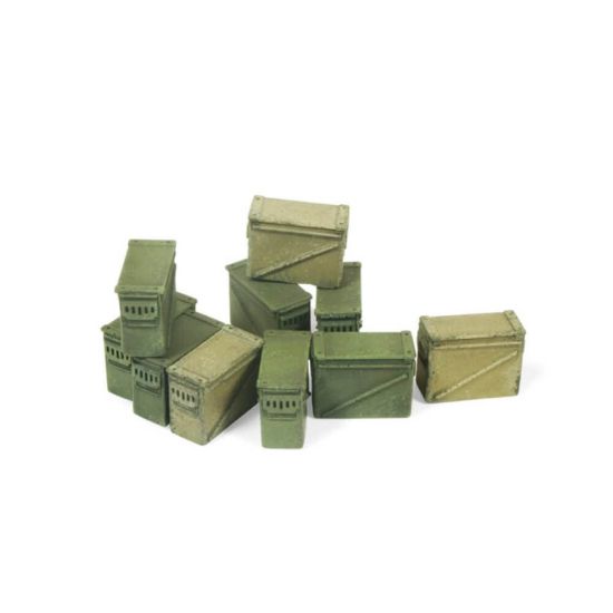 Picture of Vallejo Accessory: Large Ammo Boxes 12 and 7 mm Diorama