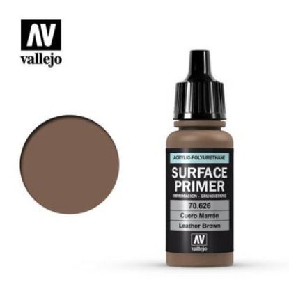 Picture of Vallejo Surface Primer: Leather Brown (17ml)