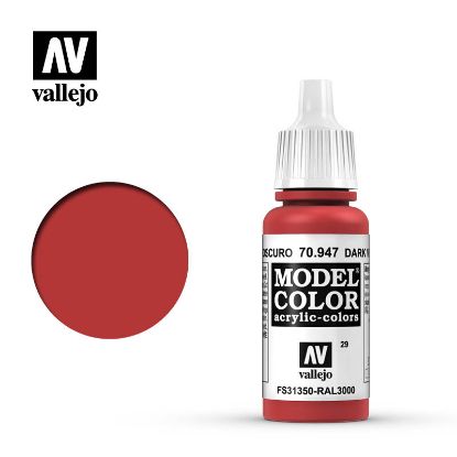 Picture of Vallejo Model Colour: Dark Vermillion (17ml)