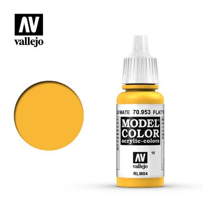 Picture of Vallejo Model Colour: Flat Yellow (17ml)