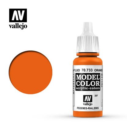 Picture of Vallejo Model Colour: Orange Fluorescent (17ml)