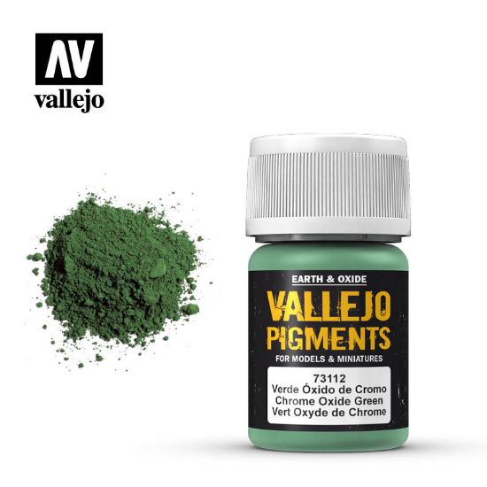 Picture of Vallejo Pigment: Chrome Oxide Green