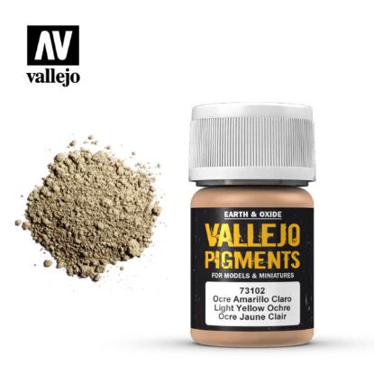 Picture of Vallejo Pigment: Light Yellow Ochre