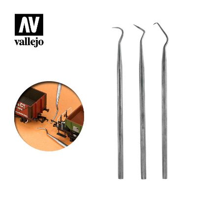 Picture of Vallejo Tools: Set of 3 Stainless Steel Probes