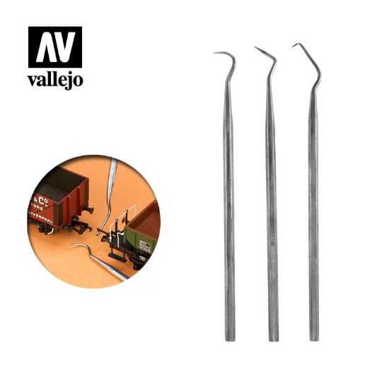 Picture of Vallejo Tools: Set of 3 Stainless Steel Probes