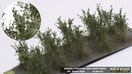 Picture of Martin Welberg - Bushes Type B - Dark Green