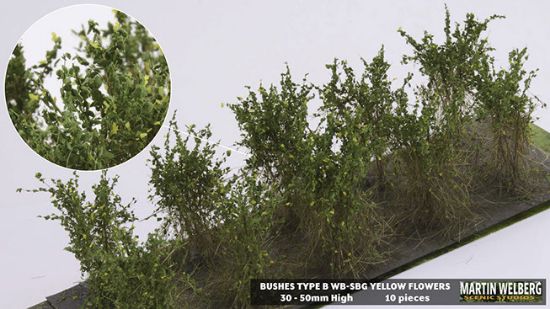 Picture of Martin Welberg - Bushes Type B - Yellow Flowers