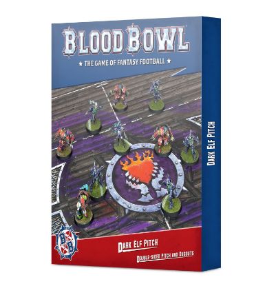 Picture of Blood Bowl: Dark Elf Team Pitch & Dugout